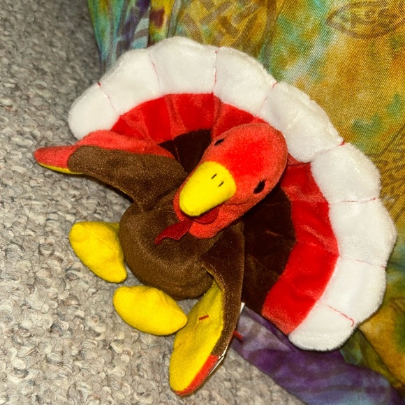 Thanksgiving turkey names gobbles collectable beanie baby - Picture 1 of 3